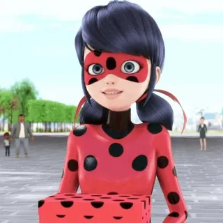 🗼 Ladybug Miraculous: Tales of Ladybug & Cat Noir coccinelle, Miraculous, dessin animé, super-héros, animé, série télé, personnage whatsapp sticker