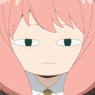 🍥 Anya Forger Spy x Family Anya, Forger, Spy x Family, Anime, Cartone animato telegram sticker