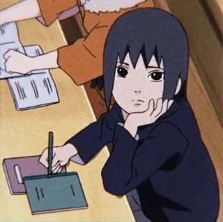 🎼 Sasuke Uchiha Naruto Аниме, Саске, Наруто, Учиха, Манга, Ребенок telegram sticker
