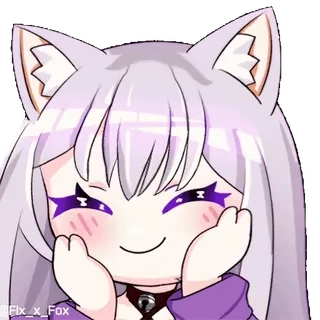🥰 VTuber @Fox_x_Fox telegram sticker