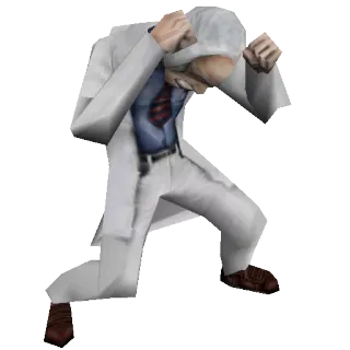 😰 Dr. Isaac Kleiner Half-Life 2 naukowiec, gra wideo, fartuch laboratoryjny, gra komputerowa, nauka telegram sticker