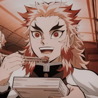 🔥 Kyojuro Rengoku Demon Slayer anime, character, demon slayer, rengoku, kyojuro rengoku whatsapp sticker