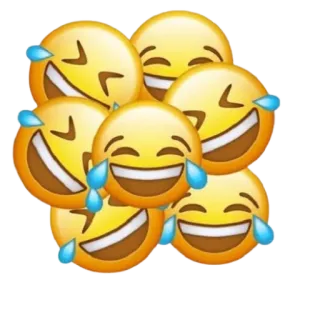 😂 emoji, laughing, faces, joy, crying, funny, sticker telegram sticker