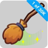 🎁 1 of 30K ไม้กวาด, เวทมนตร์, แม่มด, ฮาโลวีน telegram sticker