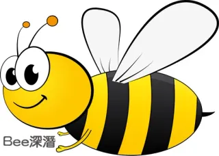 🐝 Bee 深潛 abeja, animal, insecto, volador, dibujos animados telegram sticker