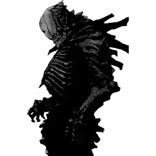 💀 monstro, criatura, terror, fantasia, assustador, escuro telegram sticker