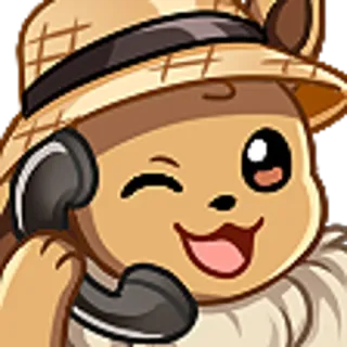 🤙 Eevee pokemon, anime, eevee, lindo, dibujos animados, animal telegram sticker