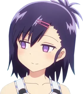 😏 anime, girl, character, cartoon telegram sticker