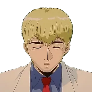 ☹ anime, character, man, portrait telegram sticker