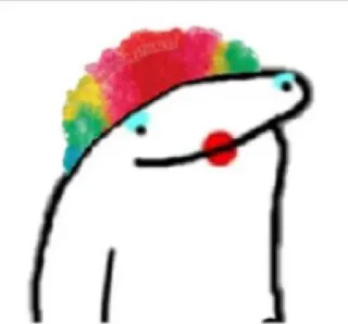 ❕ pegatina, dibujo animado, personaje, dibujo, payaso whatsapp sticker