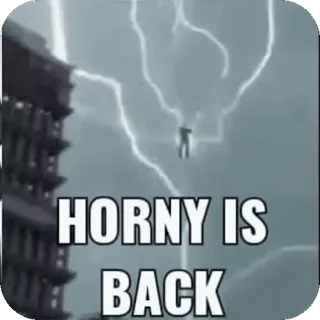 🙇♂ Thor Marvel Cinematic Universe HORNY IS BACK telegram sticker