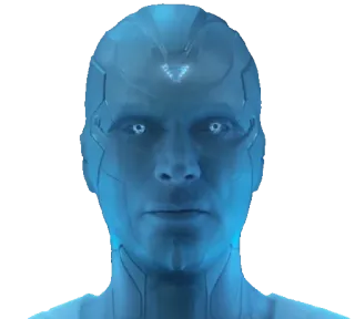 😶 Vision android, marvel, super-héros, intelligence artificielle telegram sticker