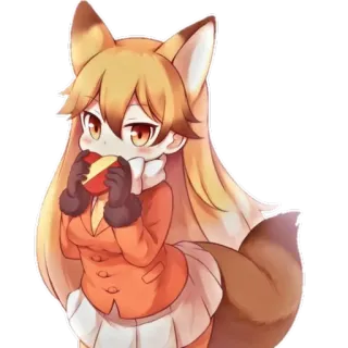 ❤ Senko Sewayaki Kitsune no Senko-san anime, senko, kitsune, cute, fox girl, wholesome telegram sticker