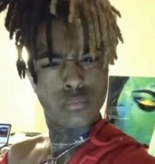 🤔 XXXTENTACION rapper, music, portrait, artist, xxxtentacion telegram sticker