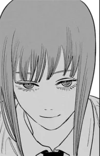 🌫 Makima Chainsaw Man makima, chainsaw man, anime, manga, female, character telegram sticker