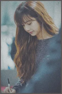 💧 Lisa Sänger, Kpop, Blackpink, Idol, Frau, Person, Haare telegram sticker
