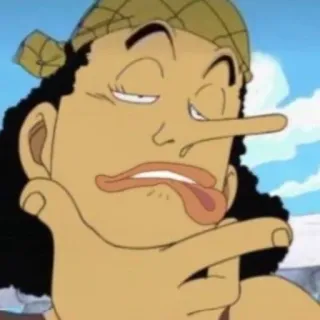 😉 Usopp One Piece Аниме, Манга, One Piece, Усопп, Мультфильм telegram sticker