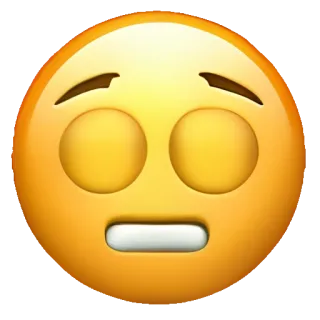 🥑 絵文字, 顔, 表情, 黄色, 目を閉じる telegram sticker