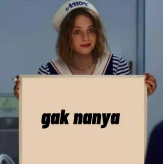 🔭 Robin Buckley Stranger Things gak nanya stranger things, robin buckley, gak nanya, indonesian, meme, tv show telegram sticker