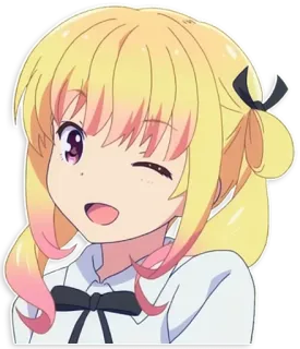 😉 Anime, Chica, Linda, Kawaii, Personaje, Sticker telegram sticker