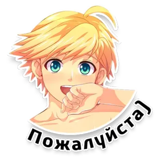 😇 Пожалуйста telegram sticker