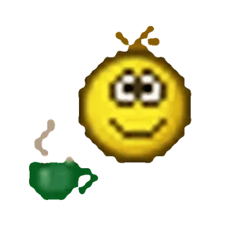 🍵 smiley face, emoji, coffee cup, tea, relaxation whatsapp sticker