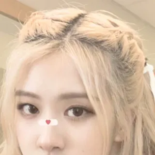 🧁 beauty, woman, blonde, face, portrait, person telegram sticker