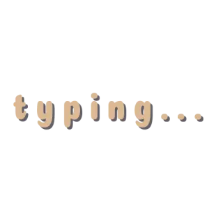 ⌨️ typing... digitando, computador, internet, mensagem whatsapp sticker