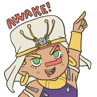 😃 Pillar Man JoJo's Bizarre Adventure AWAKE! Anime, Pillar Man, Jojo, Éveil telegram sticker