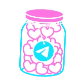 ❤️ cuori, barattolo, amore, carino, telegram telegram sticker