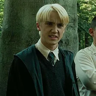 🐣 Draco Malfoy Harry Potter draco, malfoy, slytherin, harry potter, mago telegram sticker