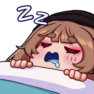😴 null Zz whatsapp sticker