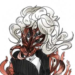 🤍 monster, horror, creature, abstract, surreal telegram sticker