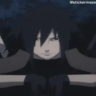 👐 Madara Uchiha Naruto 애니메이션, 나루토, 우치하 마다라, 만화, 닌자 telegram sticker