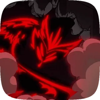 🖤 rot, explosion, feuer, energie, abstrakt telegram sticker