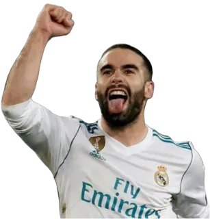😛 fútbol, atleta, celebración, deporte, jugador whatsapp sticker