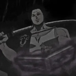 🍚 Yami Sukehiro Black Clover Аниме, Black Clover, Ями Сукехиро, Манга, Магия, Фэнтези telegram sticker