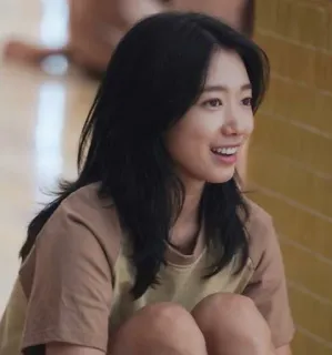 😀 woman, smile, happy, person, actress, korean telegram sticker