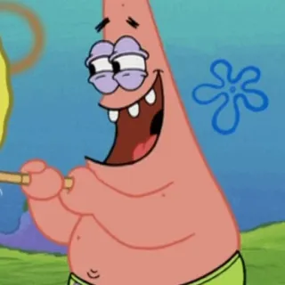 ✨ Patrick Star Spongebob Squarepants patrick, étoile, spongebob, dessin animé, nickelodeon, drôle telegram sticker