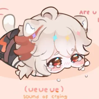 🍥 Are u ok
(ueueueue)
sound of crying crying, anime, sad, tears, kawaii, cute telegram sticker