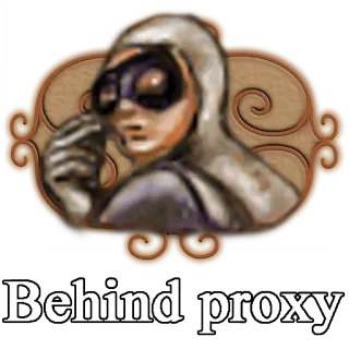 😎 Behind proxy telegram sticker