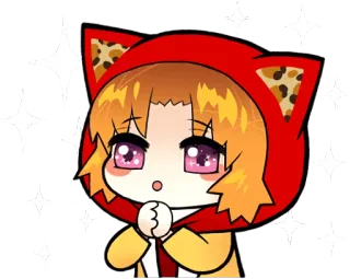 😍 Anime, Kawaii, Scintille, Cartone animato, Carino, Chibi telegram sticker