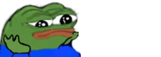 😕 Pepe the Frog frog, sad, meme, pepe telegram sticker