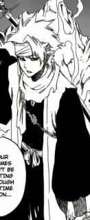 💜 Toshiro Hitsugaya Bleach アニメ, 剣, バトル, マンガ, 戦士 telegram sticker