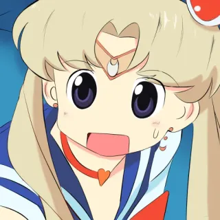 🌕 Sailor Moon Anime, Manga, Dessin animé, Sailor Moon telegram sticker