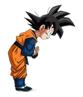 🙏 Goten Dragon Ball Goten, Inchino, Anime, Dragon Ball, Personaggio telegram sticker
