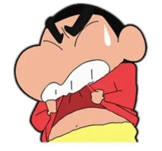 😖 Shin-chan Crayon Shin-chan crayon shin-chan, Anime, Dessin animé, Shin-chan, Anime japonais telegram sticker