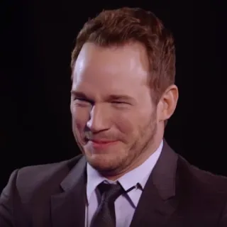 🐁 potret, pria, selebriti, aktor, chris pratt telegram sticker