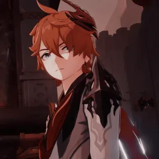🥨 Tartaglia Genshin Impact Anime, Videojuego, Personaje, Genshin Impact, Tartaglia, Childe whatsapp sticker