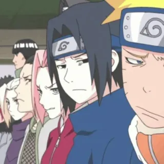 💙 Naruto Anime, Nhân vật, Naruto, Sasuke, Sakura telegram sticker